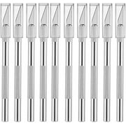 Precision Craft Knife Set 10 Pack - Professional Razor Sharp Knives with Safety Cap for Art, Hobby, Scrapbooking, Stencil