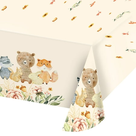 

Woodland Tablecloth - Plastic Jumbo Table Cover (1