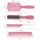 thumbnail image 2 of Peines Para El Cabello Cepillo Desenredante Profesional Peine De Masaje Para Uso En Seco Y Húmedo Para Hogares Y Salones 4 Piezas Vogacara CE008466-01, 2 of 6