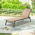 thumbnail image 3 of Gymax Fauteuil Inclinable 6 Positions pour l'Extérieur, Chaise Longue Inclinable Réglable pour le Bord de la Piscine, 3 of 8