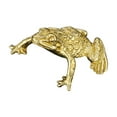 thumbnail image 3 of Figura de latón, adorno tradicional para mascota de té, rana de la riqueza, rana Feng Shui 3 cm x 15 cm, 3 of 9