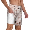 thumbnail image 3 of Goofa Funny Chicken Printed Men's Swim Trunks Board Shorts Quick Dry Mens Swimming Trunks with Compression Liner,Breathable Fit Hawaii Beach Shorts-3X-Large, 3 of 9