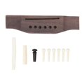 thumbnail image 2 of Puente Sillín Tuerca Puente Alfileres Final Pin para Guitarra Acústica de Accesorios de Instrumentos Musicales de Gloria Puente de guitarra, 2 of 9