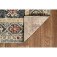 thumbnail image 6 of Contemporary Home Living 3' x 5' Diamond Medallion Area Throw Rug - Cream and Blue, 6 of 7