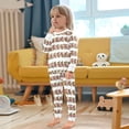 thumbnail image 5 of Christmas Pattern Decoration Cotton Pajamas 2 Piece Set Sleepwear Soft and Comfortable Homewear Nightwear, 5 of 7