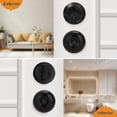 thumbnail image 5 of Keyed Alike Round Ball Entry Door Knob and Single Cylinder Deadbolt Set, Flat Black, 1Pack, 5 of 6