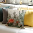 thumbnail image 3 of BANET Throw Pillow Covers Tropical Plants Decorative Pillow Cases Green Pillowcase Summer Outdoor for Home Couch Sofa 18x18in, 3 of 5