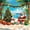 Christmas 08, variant on Manfei Rustic Christmas Animals Bed Sheets,Xmas Holiday Season Full Size Sheets,4pcs,1 Flat Sheet,1 Fitted Sheet and 2 Pillowcases