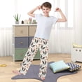 thumbnail image 5 of Wobogo Autumn Bostons Dog Long Pajama Pants Bottoms Soft Sleepwear with Pockets, 5 of 9