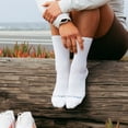 thumbnail image 4 of Darn Tough Women's Run Micro Crew Ultra-Lightweight socks, Medium, White, Vapor, Coral (Variety Pack), 4 of 7