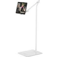 thumbnail image 1 of AboveTEK Support de Sol pour Tablette, Support de Sol pour iPad à Hauteur Réglable et Élégant avec Base Stable, Support Rotatif en Aluminium à 360° pour Canapé Lit, Convient aux Tailles 4.7-13.5 Pouces, 1 of 8