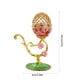 thumbnail image 4 of Fiudx Decoración de Pascua para El Hogar, Exquisita Pintura Esmaltada Artesanal de Metal, Adornos de Diamantes de Imitación, Elegante Caja de Regalo, Pieza de Exhibición Versátil, Perfecta para Celeb, 4 of 7