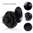 thumbnail image 3 of Bocina de caracol eléctrica universal para motocicleta, 12 V, 110 dB, 510 Hz, altavoz de voz potente, 3 of 13