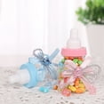 thumbnail image 4 of Hioecau Mini Milk Bottle Candy Box with Rhinestone Bear Ribbon Bow Sweets Goodies Treat Storage Jar Baby Shower Party Favors, 4 of 8