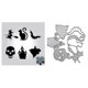 thumbnail image 3 of Troqueles de corte de metal para Halloween, calaveras, brujas, plantillas para álbumes de recortes, bricolaje, sellos, plantillas, 3 of 5