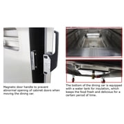 Food Warmer Cabinet 220V Mobile Banquet Trolley Upright Hot Food Holding Cabinet 11 Trays