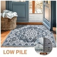 thumbnail image 5 of Sonoro Kate 2x3 Area Rugs for Living Room Bedroom, Non Slip Boho Machine Washable Indoor Floor Carpet, Blue-Gray, 5 of 7