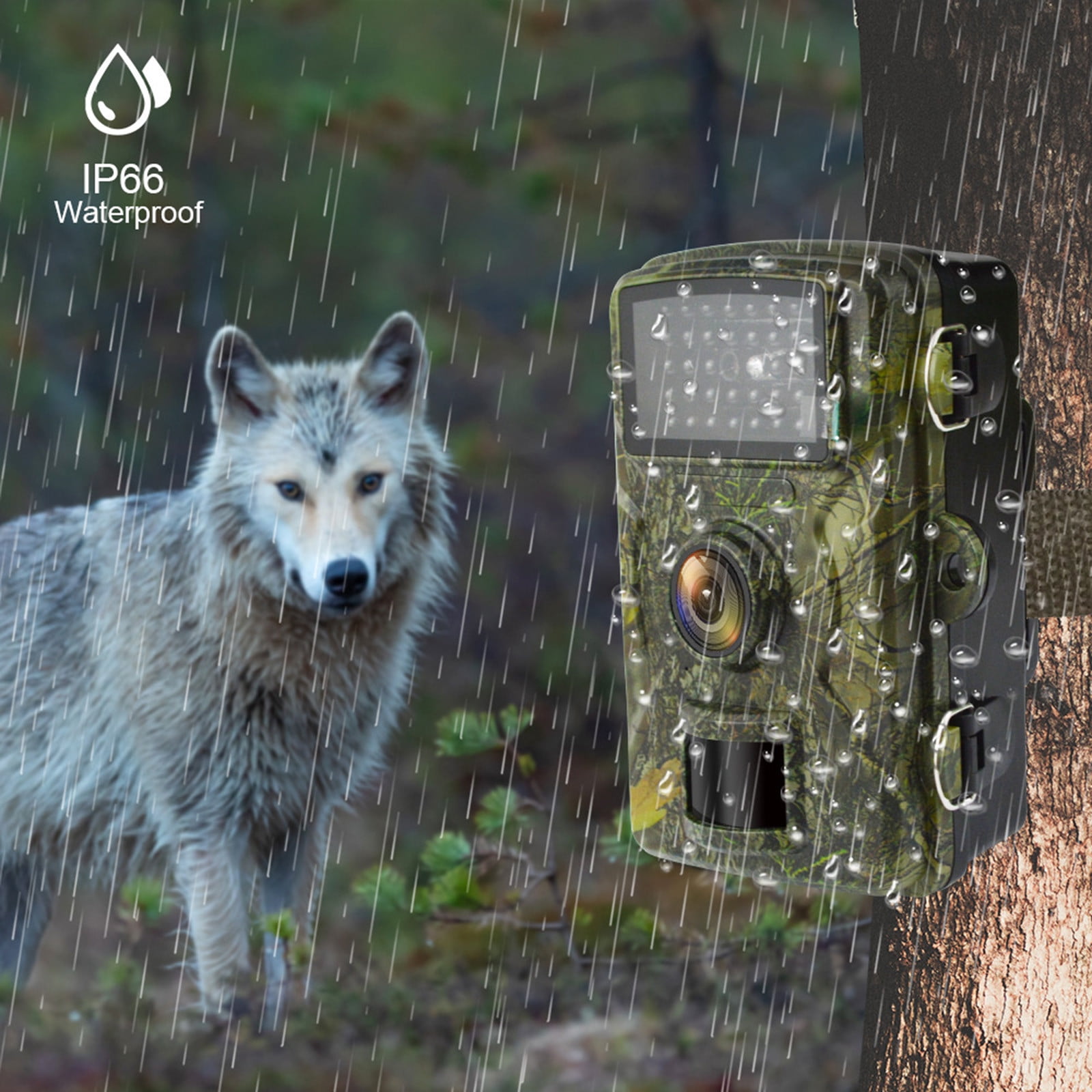 SCNOR Video Cameras-HD 1080p/720p Camcorder,Waterproof Mini Security Surveillance Night Vision Camera,Tripod/Helmet/Chest/Car Mounts,Portable Video Recorder,Hunting Trail Outdoor Camera
