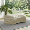 thumbnail image 1 of Crosley Housse de Mobilier Sectionnel Rond Extérieur CO7505-TA Catalina, Beige, 1 of 7