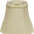 thumbnail image 3 of 18" Ivory Slanted Square Bell Monay Shantung Lampshade, 3 of 3