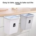 thumbnail image 3 of Unatoiry ABS Plastic Hanging Waste Bin Trash Wall Mounted Recycle Dustbin Kitchen Storage Door Cabinet Garbage Cleaning Tool Can, 3 of 6