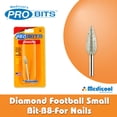 thumbnail image 3 of Diamond Football Small Bit -B8- Four Pack for Nails | B8-4PK, 3 of 3