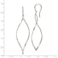 thumbnail image 2 of Primal Silver Sterling Silver Fancy Diamond-cut Dangle Earrings, 2 of 4