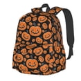 thumbnail image 1 of Disketp Halloween Pumpkins Mochila Escolar de Gran Capacidad y Peso Ligero, Mochila de Viaje Ideal para Escuela, Trabajo y Uso Diario, Cómoda y con Estilo, 1 of 8