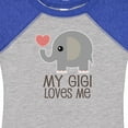 thumbnail image 4 of Inktastic My Gigi Loves Me Grandchild Boys or Girls Baby Bodysuit, 4 of 5