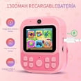 thumbnail image 3 of Digital Camera Kids Instant Print Digital Camera With Flash Light Music Play Pink, 3 of 4