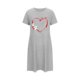 thumbnail image 5 of Camisón corto de mujer, vestido de largo medio con estampado de moda, camisón corto extragrande de mujer, camisón de manga corta con estampado de pecho a la moda, camisón de mujer, 5 of 5