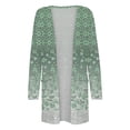 thumbnail image 4 of LOVZFMLL Cardigan pour Femmes Mode Décontractée avec Poches Manches Longues Imprimé Floral, 4 of 5