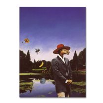 Trademark Fine Art 'Kangaroo Hat' Canvas Art by Nick Bantock