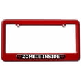 thumbnail image 1 of Zombie Inside License Plate Tag Frame, Multiple Colors, 1 of 1