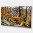 thumbnail image 3 of Design Art - Train in Forest Oil Painting, 3 of 4