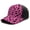 Black, variant on Leopard Print Baseball Cap Adjustable Size – Stylish Spliced Design Trucker Hat, Dad Hat with Full Print Front & Brim, Breathable Cotton Blend Snapback for Sports, Travel & Daily Wear