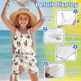 thumbnail image 5 of Xixirimido Roosters Floral Print Girls Swimwear One Piece with Adjustable Strap and Removable Bra, Fashion Bathing Suit with Mesh Cover Up Skirt for Teens, Size 15-16 Years, 5 of 7