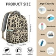 thumbnail image 6 of Geometric Shapes Print Texture Backpack, Campus Essential Bookbag with Protective Laptop Area and Organizer, Smart Gift for School Year, 6 of 6