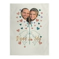 thumbnail image 2 of Cheapark Personalized Photo Blanket For Couples Thick Winter Warm Blanket Custom Picture Name Rectangular Valentines Day Anniversary Gift, 2 of 8