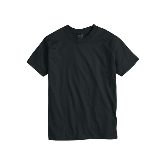 Hanes Kids' Beefy-T T-Shirt Black XS