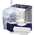 thumbnail image 1 of Plasticplace 33 Gallon Trash Bags, Clear, High Density 33" X 40" 250/Case 16 Microns Plasticplace NA, 1 of 2