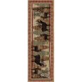 thumbnail image 1 of Mayberry AD8132 2X8 Tapis 2 Pi 3 Po. x 7 Pi 7 Po. American Destination Rivière Zone Tapis&44; Rouge, 1 of 1