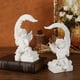 thumbnail image 3 of Estatua De Resina De ángel, Estatua De ángel Con Alas Conmemorativas De Bendición Blanca De Plumas Para Boda, 3 of 7
