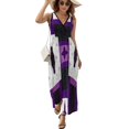 thumbnail image 1 of Abstract Geometrical Vestido Sin Mangas Vestidos Para Mujer, Vestido Suelto De Verano 2025, 1 of 5