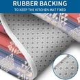 thumbnail image 4 of Colorful Geometric Striped Pattern (9) Bathroom Rugs Sets 3 Piece,Toilet Cover Set,Absorbent Non Slip Bathroom Mats Sets with U-Shaped Contour Rug Toilet Rug Set, 4 of 5