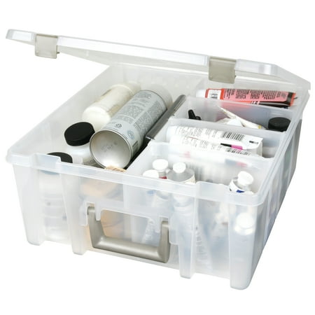 Artbin Super Satchel - ArtBin Super Satchel Boxes Double Deep, Transparent