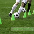 thumbnail image 3 of Mgaxyff Soccer Training Cone,10pcs Soccer Training Cone Football Barriers Plastic Marker Holder Accessory, Football Marker, 3 of 8