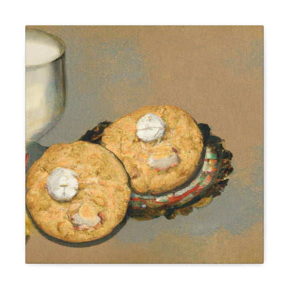 Milk and Cookies Delight - Canvas