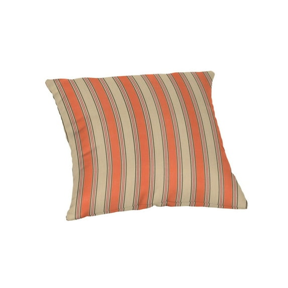 Sunbrella Square 16 in. Throw Pillow - Passage Poppy