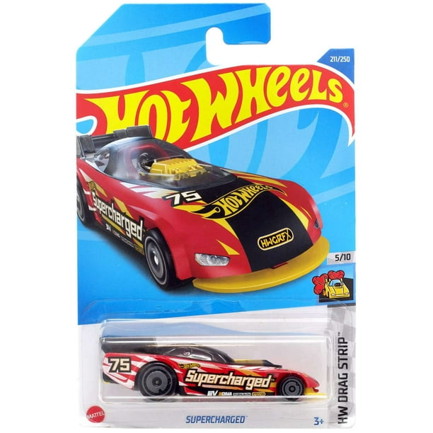 Hot Wheels HW Drag Strip Supercharged 1:64 Diecast Car #5/10 (Mattel ...